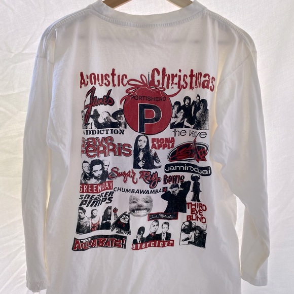 Vintage Other - Sold • KROQ Almost Acoustic XMAS Vintage 90s LS T-shirt